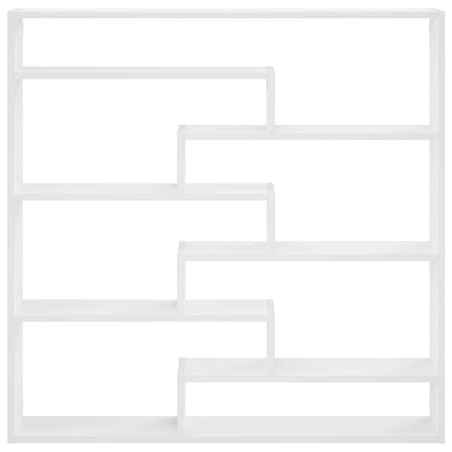Wall Shelf White Engineered Wood