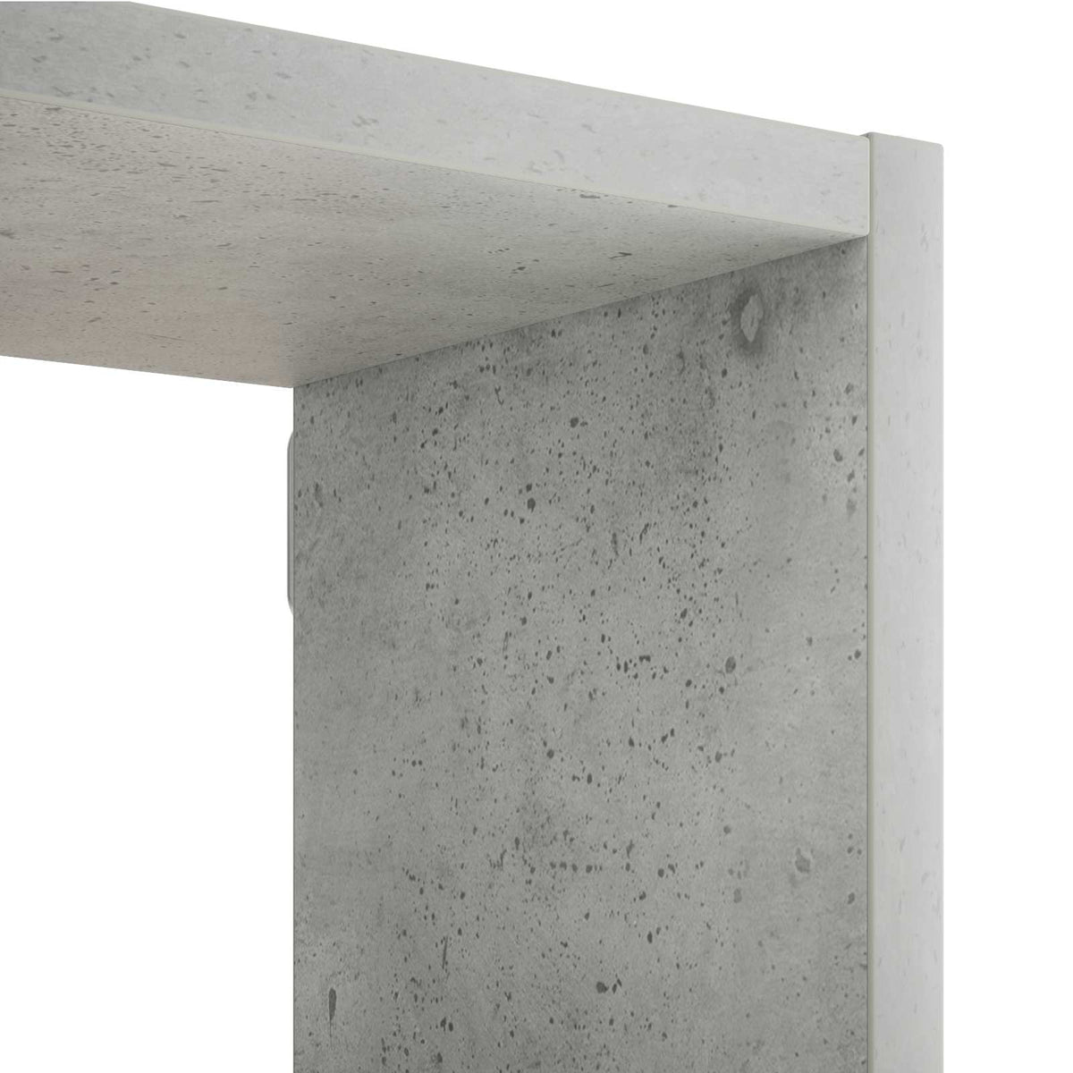 Wall Shelf Concrete Grey Engineered Wood