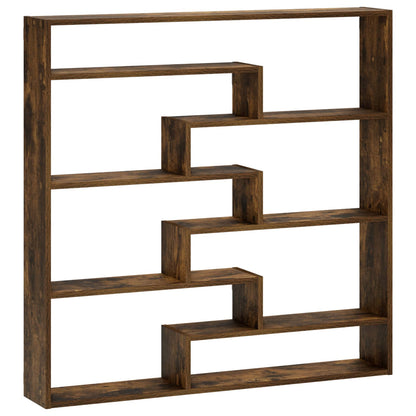 Wall Shelf Smoked Oak Engineered Wood