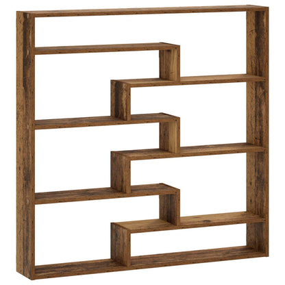 vidaXL Wall Shelf Old Wood 103 x 17 x 102 cm Engineered Wood 2