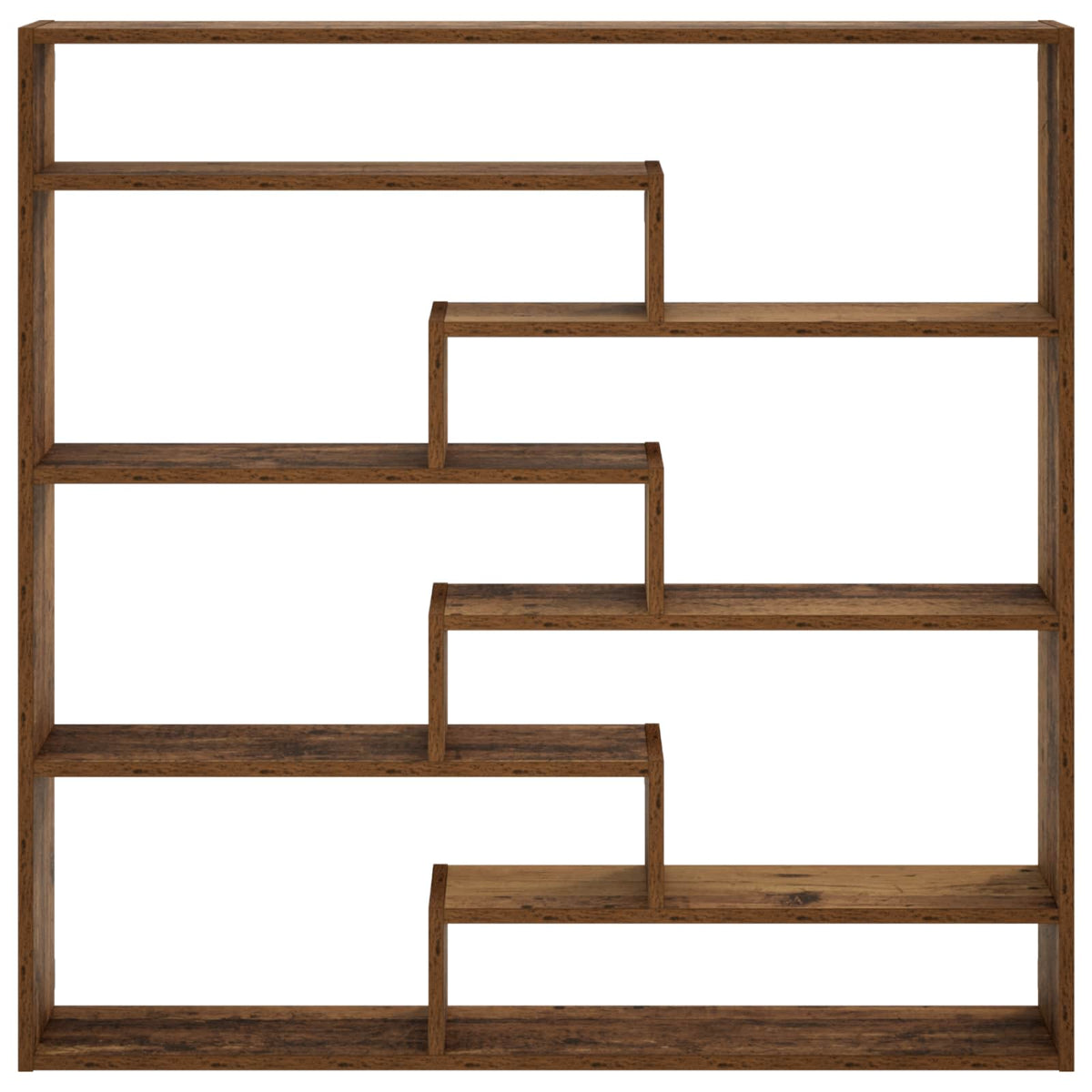 vidaXL Wall Shelf Old Wood 103 x 17 x 102 cm Engineered Wood 3