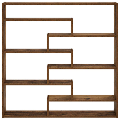vidaXL Wall Shelf Old Wood 103 x 17 x 102 cm Engineered Wood 3