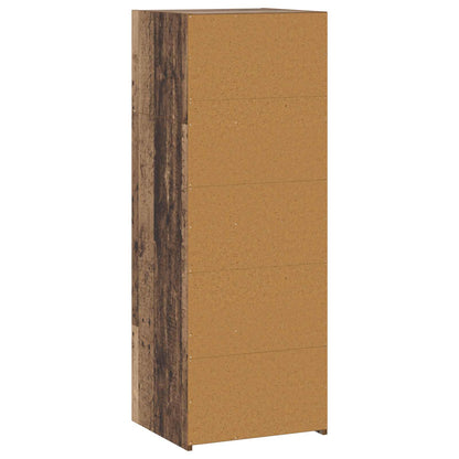 vidaXL Highboard Old Wood 45 x 41 x 124 cm Engineered Wood 6