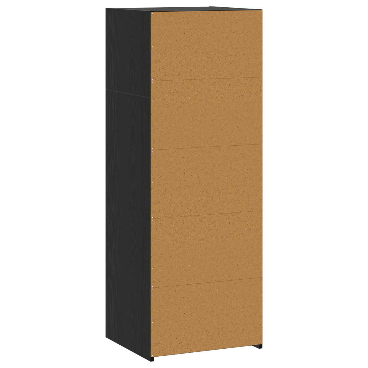 vidaXL Highboard Black Oak 45 x 41 x 124 cm Engineered Wood 6