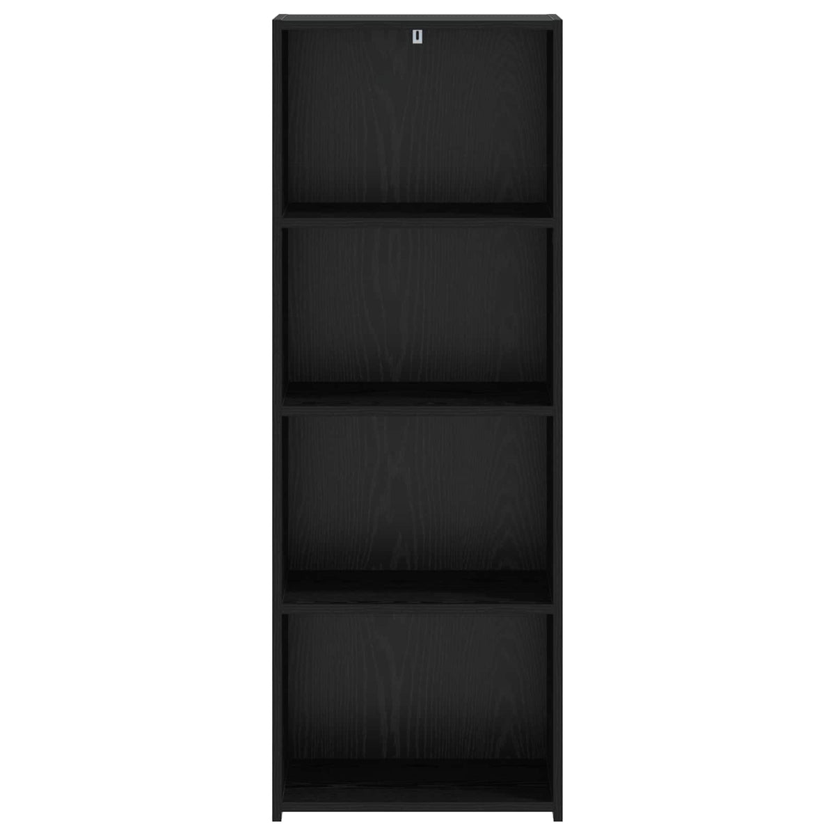 vidaXL Highboard Black Oak 45 x 41 x 124 cm Engineered Wood 4