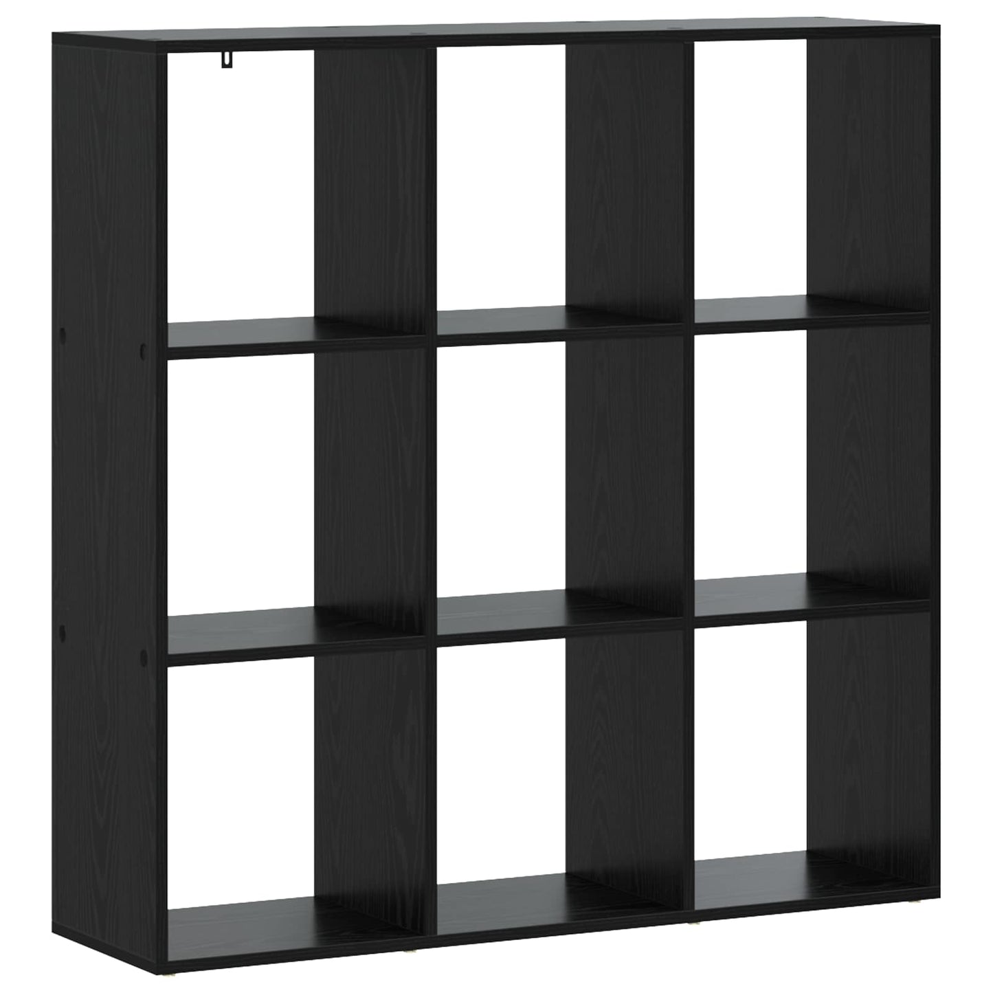 vidaXL Book Cabinet 102 x 29 x 103.5 cm Engineered Wood Black Oak 2