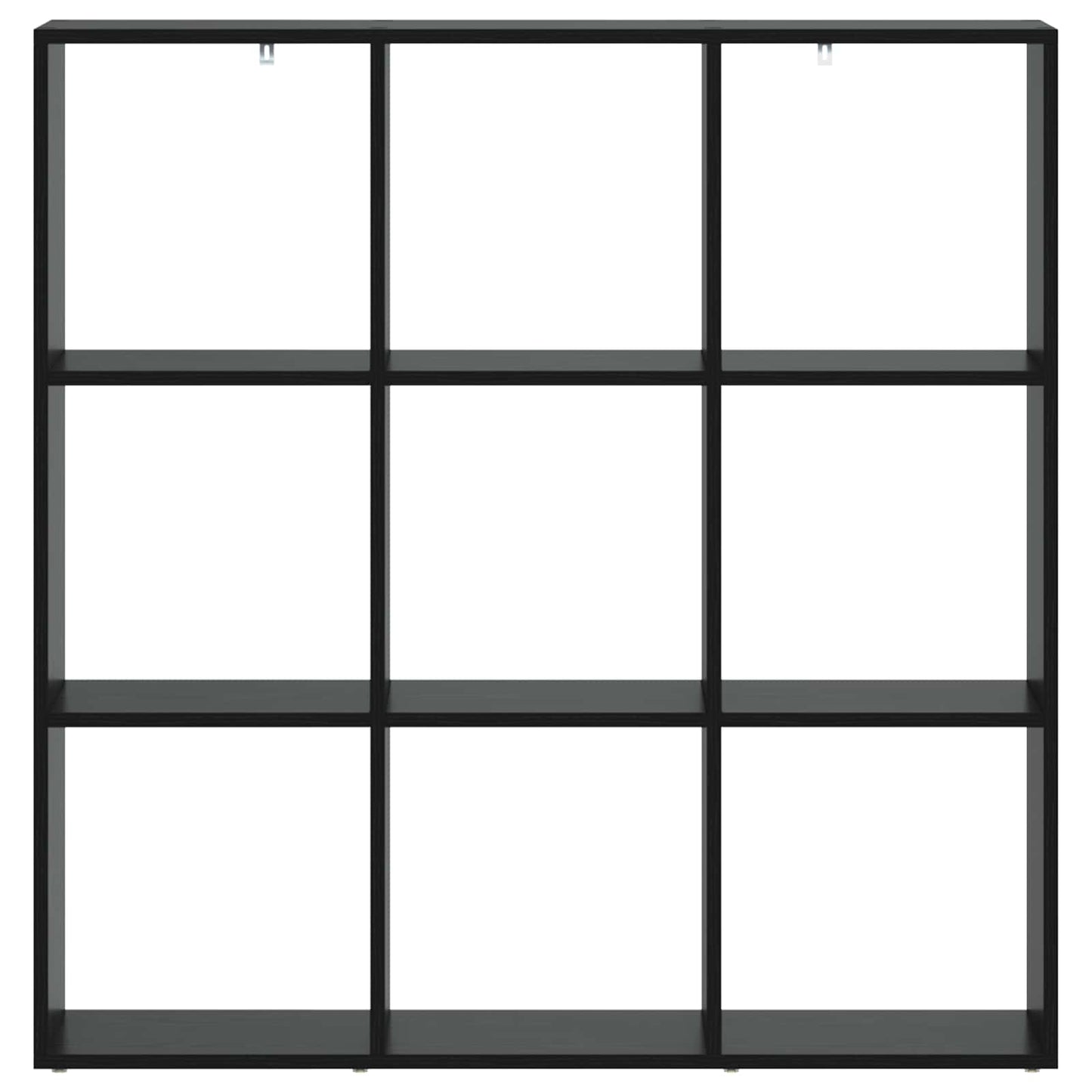 vidaXL Book Cabinet 102 x 29 x 103.5 cm Engineered Wood Black Oak 5