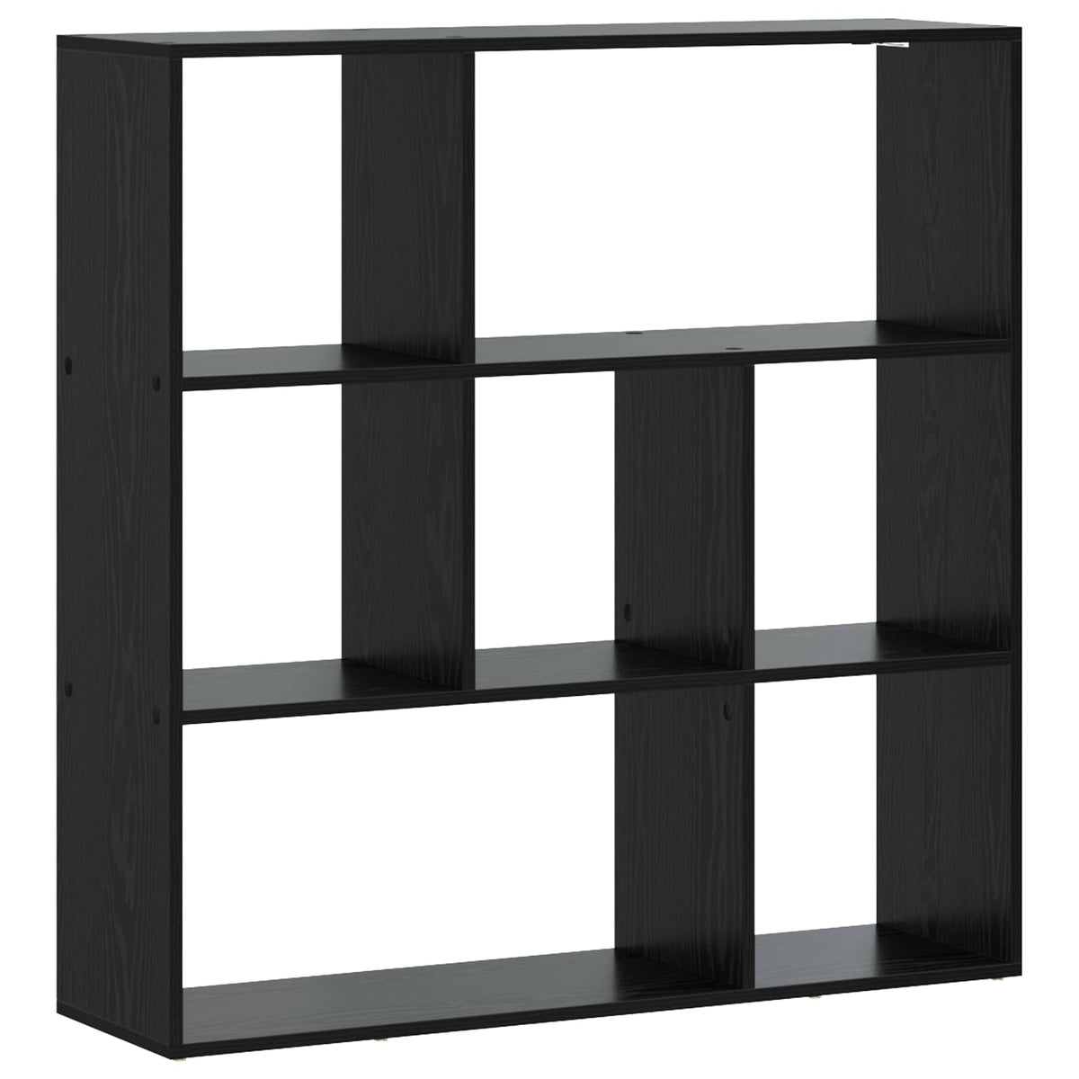 Book Cabinet Engineered Wood Width 102 cm Black oak