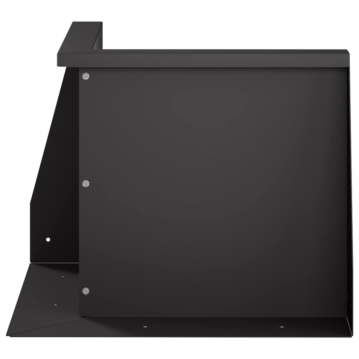 vidaXL Retaining Wall 50 x 50 x 40 cm Steel Black 3