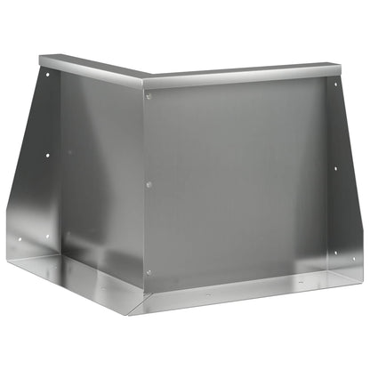 Retaining Wall Galvanised Steel Silver