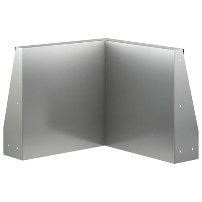 Retaining Wall Galvanised Steel Silver