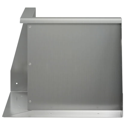 Retaining Wall Galvanised Steel Silver