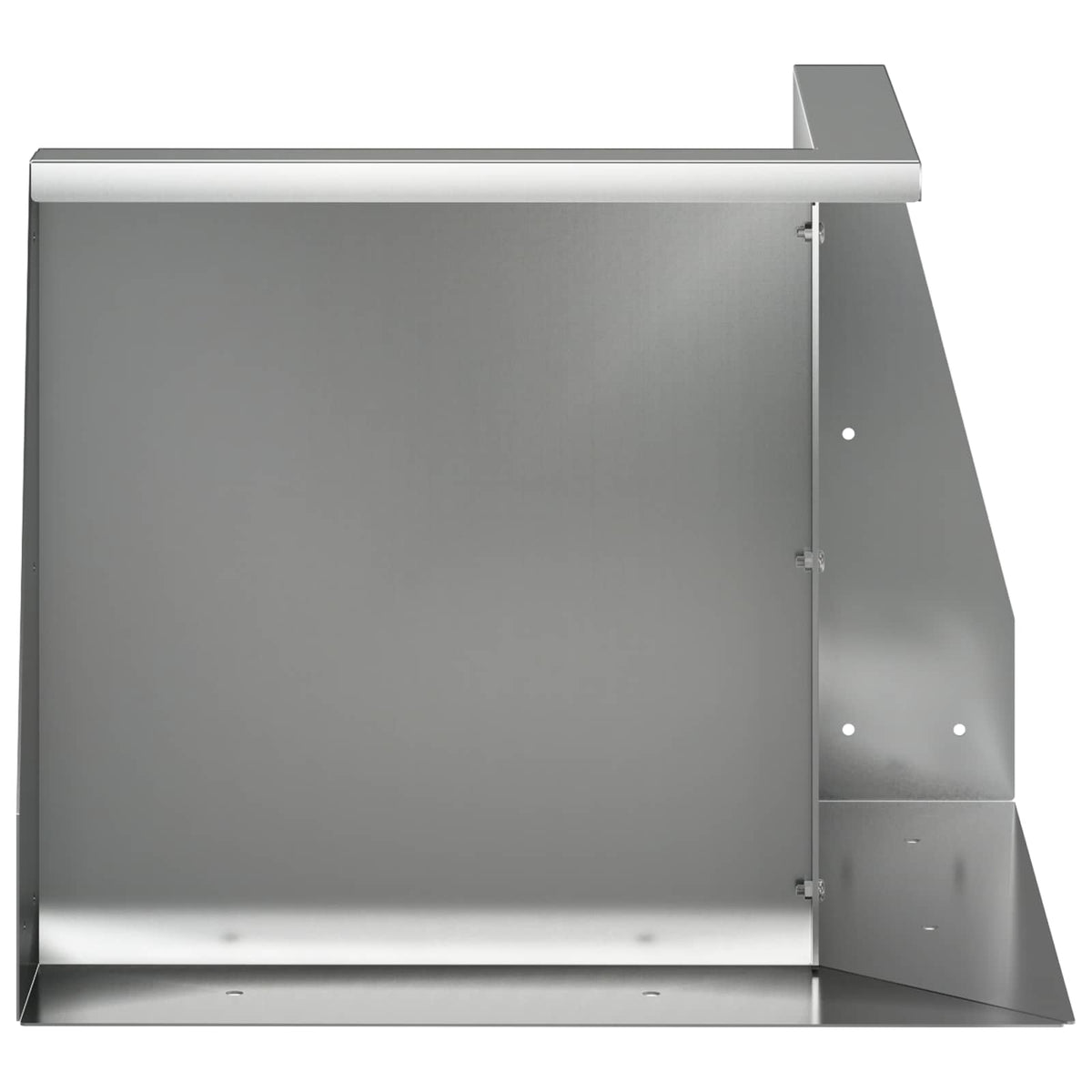 Retaining Wall Galvanised Steel Silver