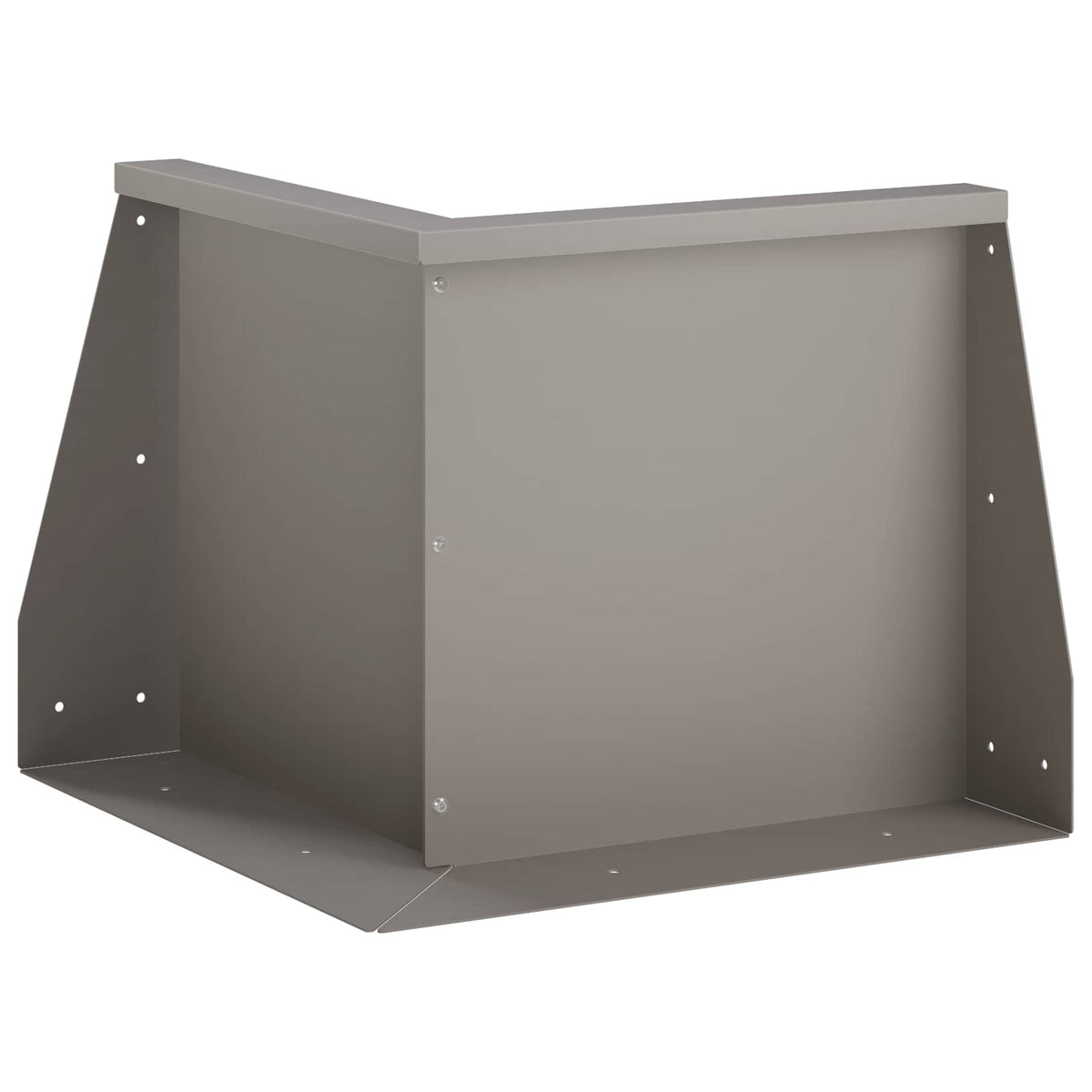 Retaining Wall Steel corner Weathering