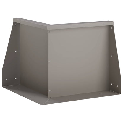 Retaining Wall Steel corner Weathering