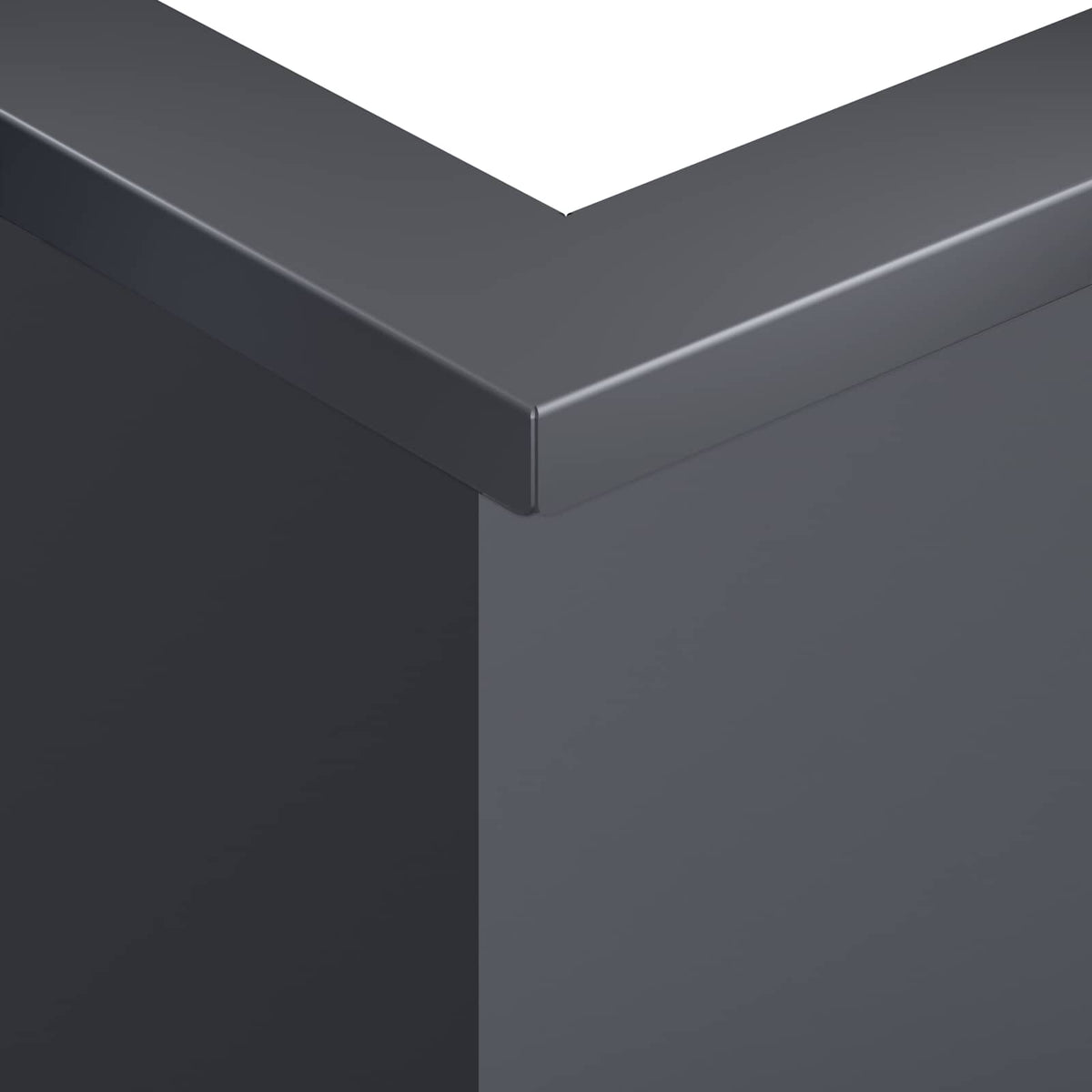 vidaXL Retaining Wall 50 x 50 x 50 cm Steel Anthracite 6