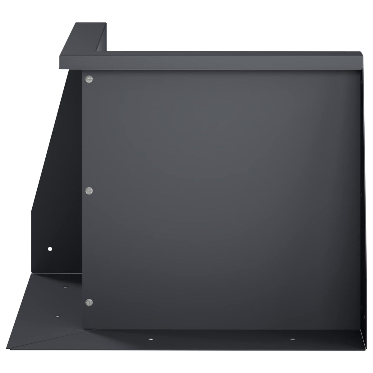 vidaXL Retaining Wall 50 x 50 x 50 cm Steel Anthracite 3