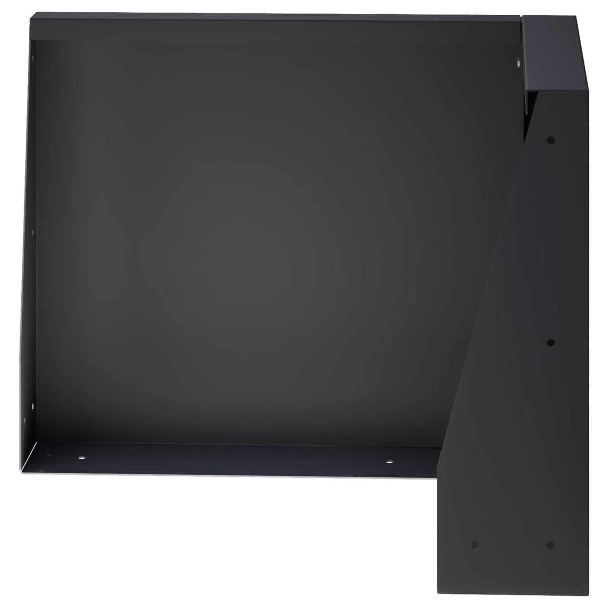 Retaining Wall Steel 50 x 50 x 30 cm 1 x 90°corner Black