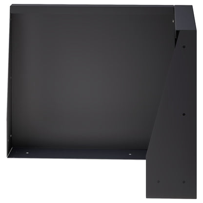Retaining Wall Steel 50 x 50 x 30 cm 1 x 90°corner Black