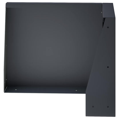 Retaining Wall Steel 50 x 50 x 30 cm 1 x 90°corner Anthracite