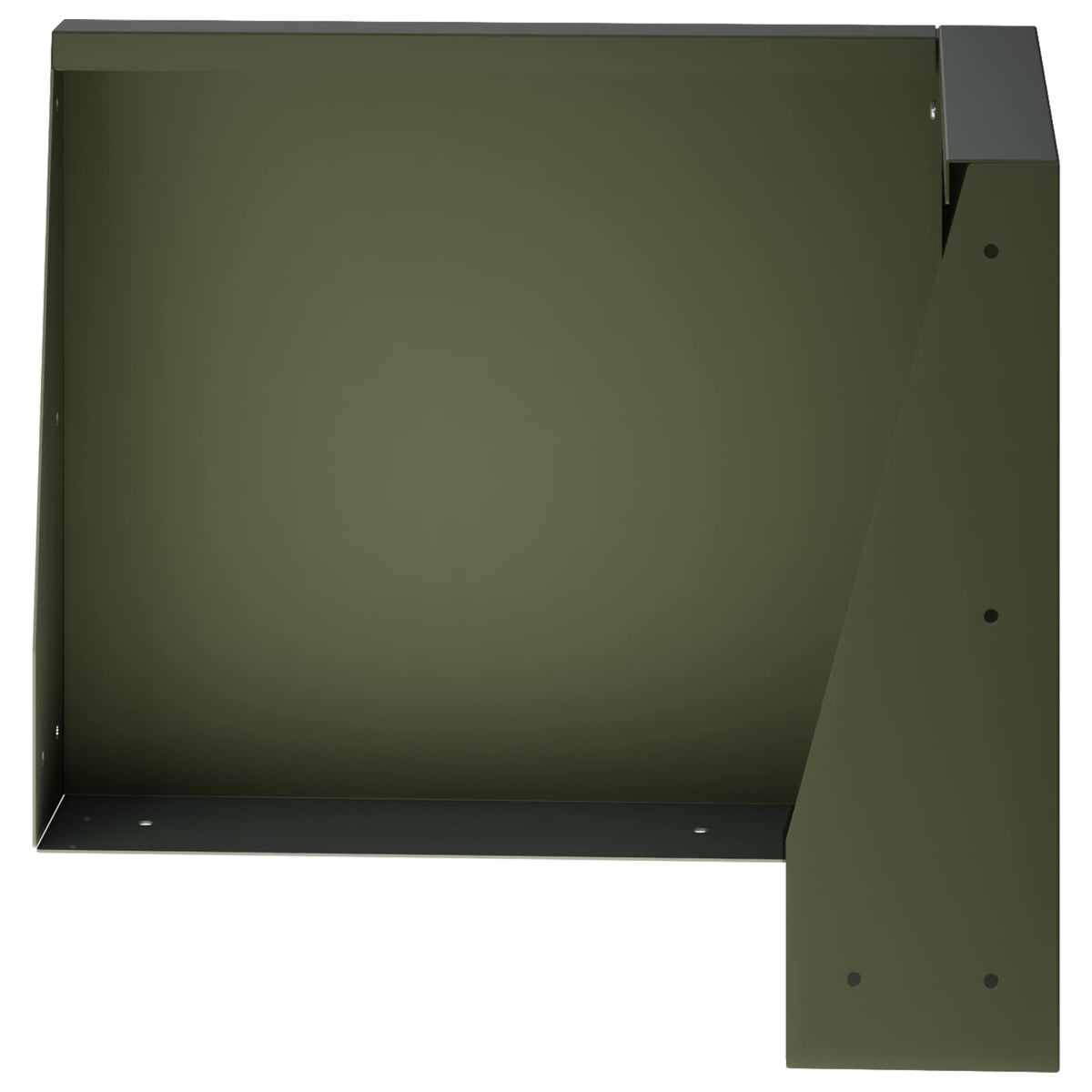 Retaining Wall Steel Olive Green