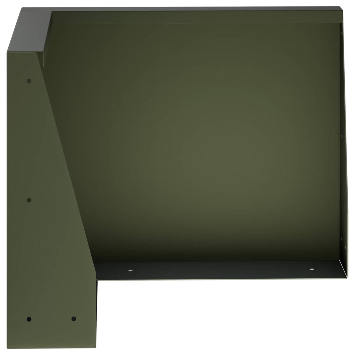 Retaining Wall Steel Olive Green
