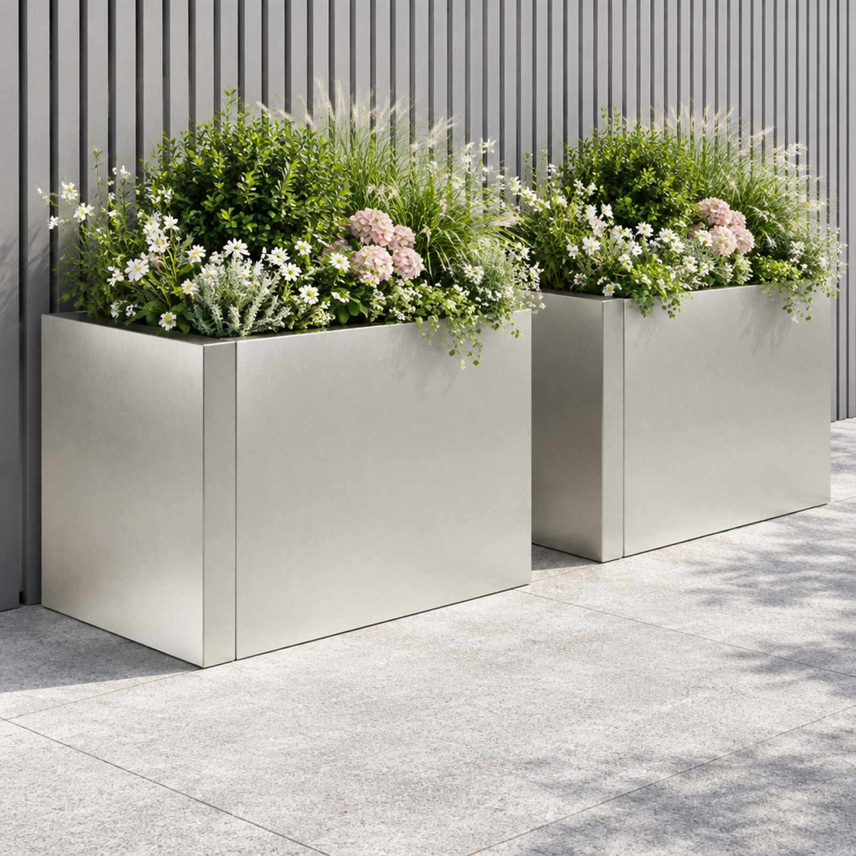 vidaXL Retaining Wall Steel 50 x 50 x 30 cm 1 x 90°corner