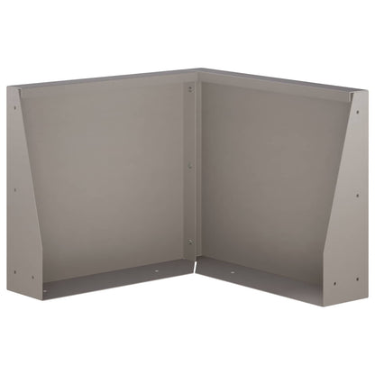 Retaining Wall Steel 50 x 50 x 30 cm 1 x 90°corner Weathering steel