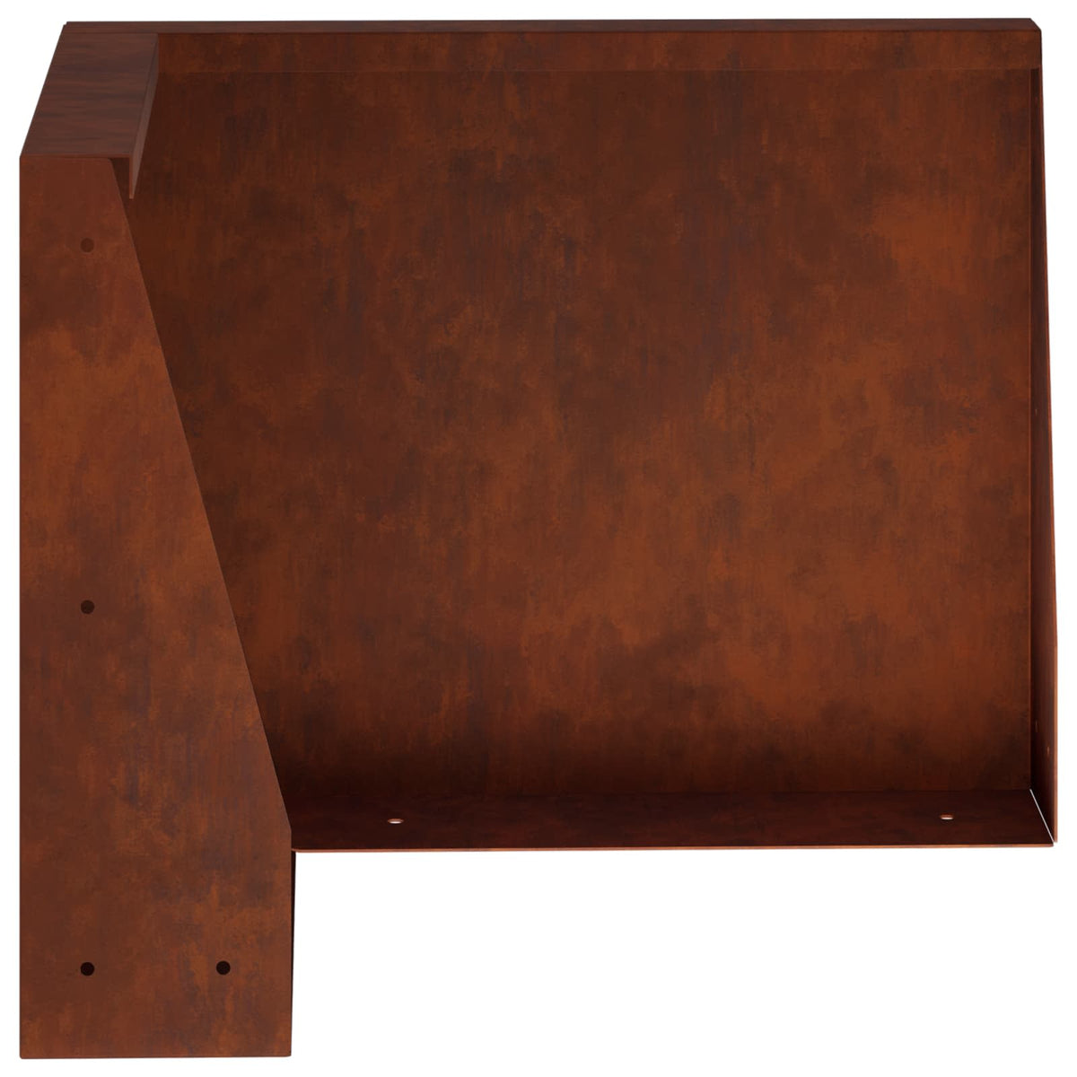 Retaining Wall Weathering Steel Rusty