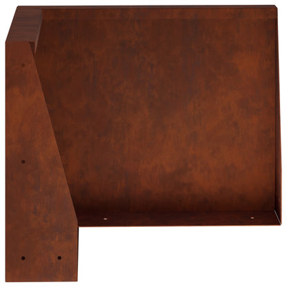 Retaining Wall Weathering Steel Rusty