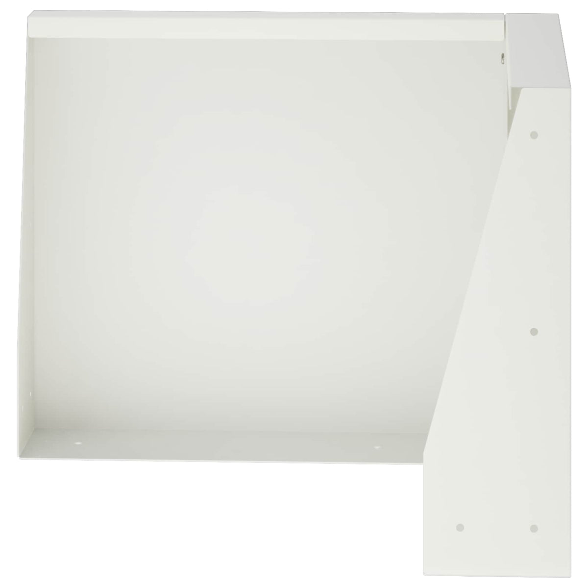 vidaXL Retaining Wall 50 x 50 x 40 cm Steel White 3