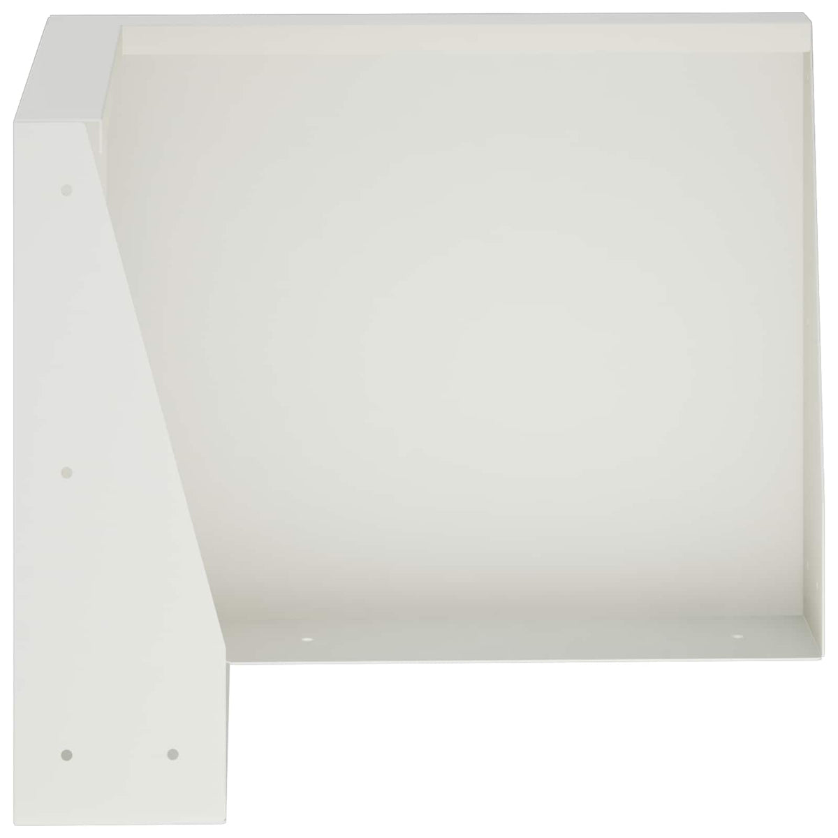 vidaXL Retaining Wall 50 x 50 x 40 cm Steel White 4