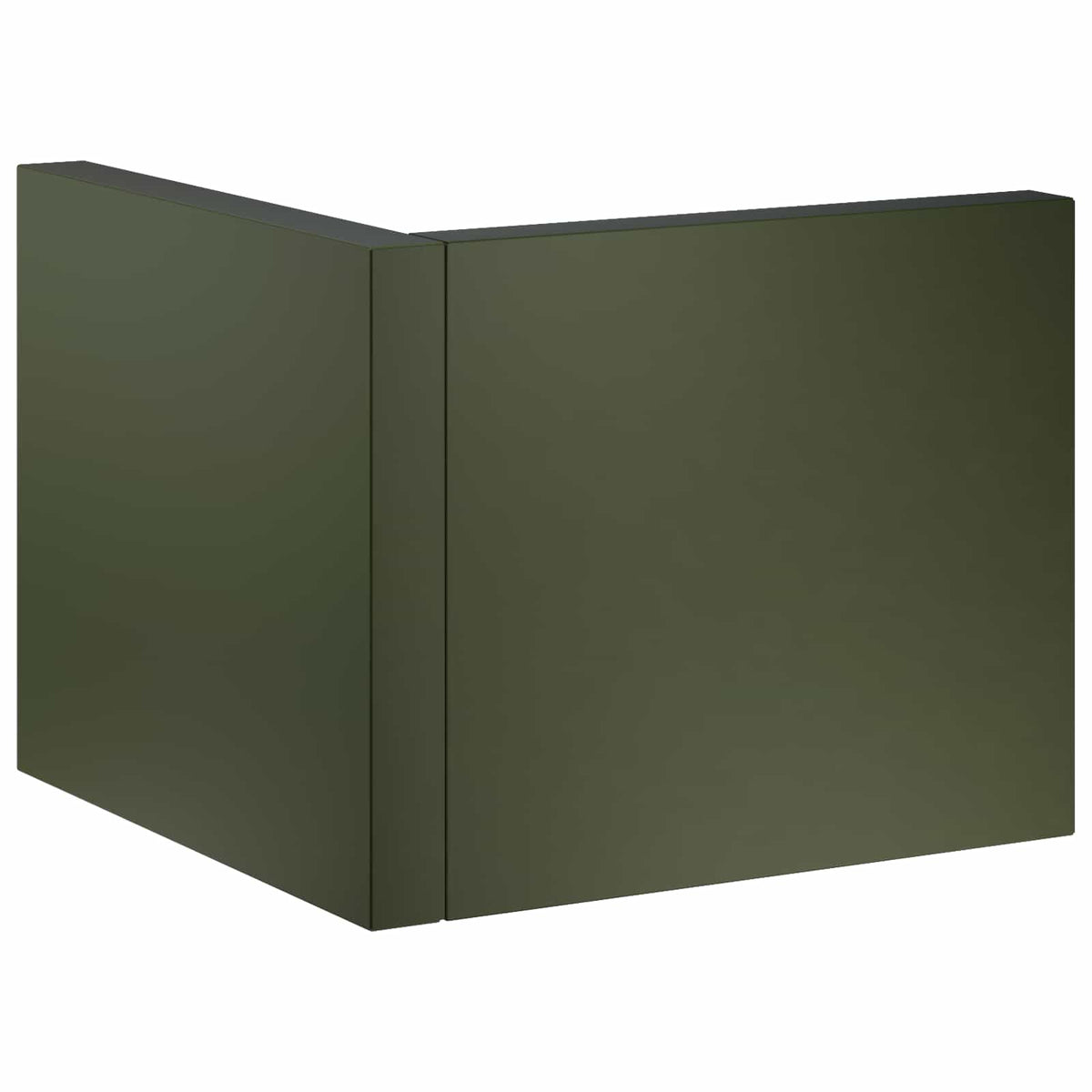 vidaXL Retaining Wall 50 x 50 x 40 cm Steel Olive Green 5