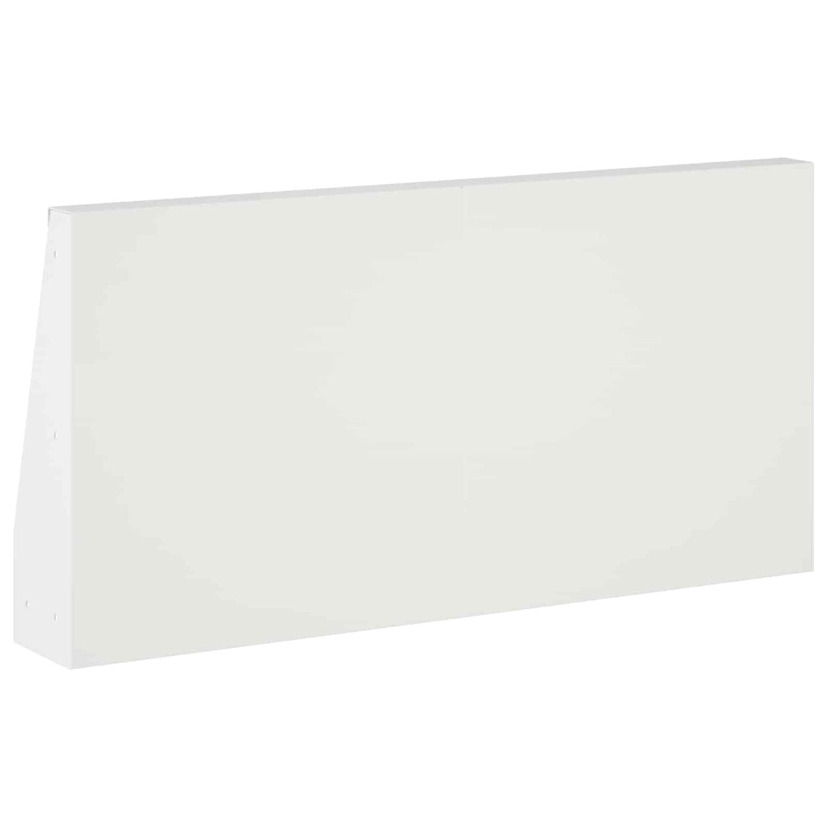 vidaXL Retaining Wall 2 pcs 40 x 12 x 40 cm Steel White 6