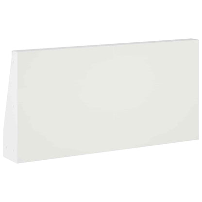 vidaXL Retaining Wall 2 pcs 40 x 12 x 40 cm Steel White 6