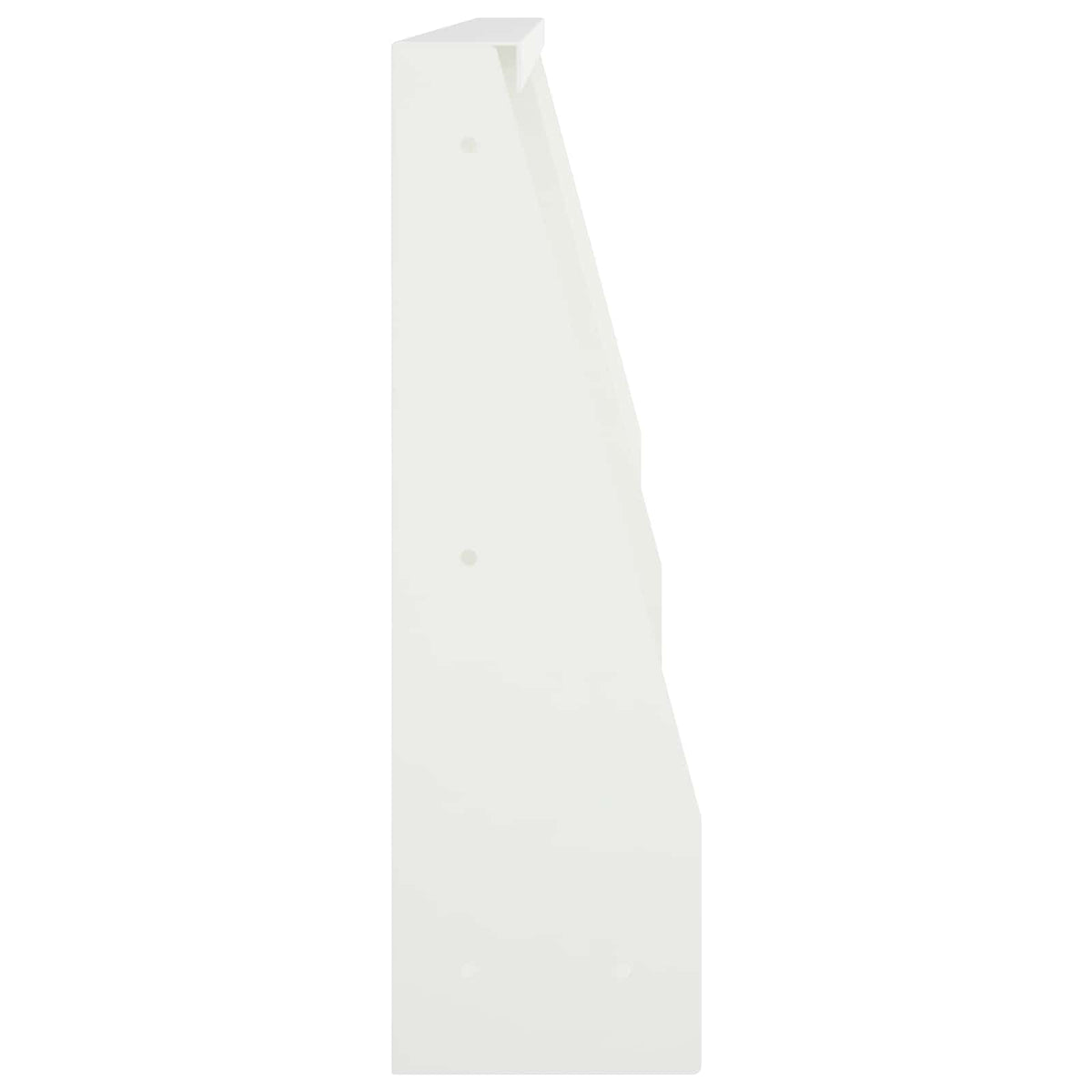 vidaXL Retaining Wall 2 pcs 40 x 12 x 40 cm Steel White 5