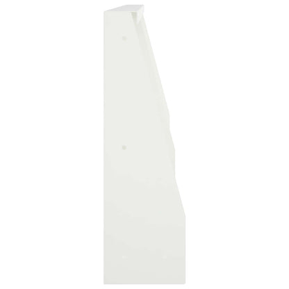 vidaXL Retaining Wall 2 pcs 40 x 12 x 40 cm Steel White 5