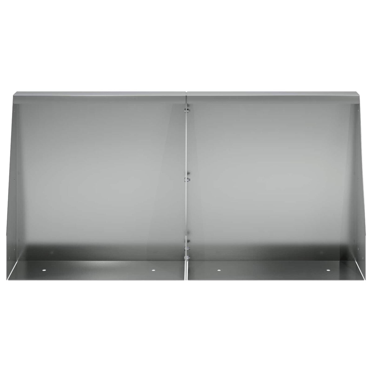 vidaXL Retaining Wall 2 pcs 40 x 12 x 40 cm Galvanised Steel Silver 4