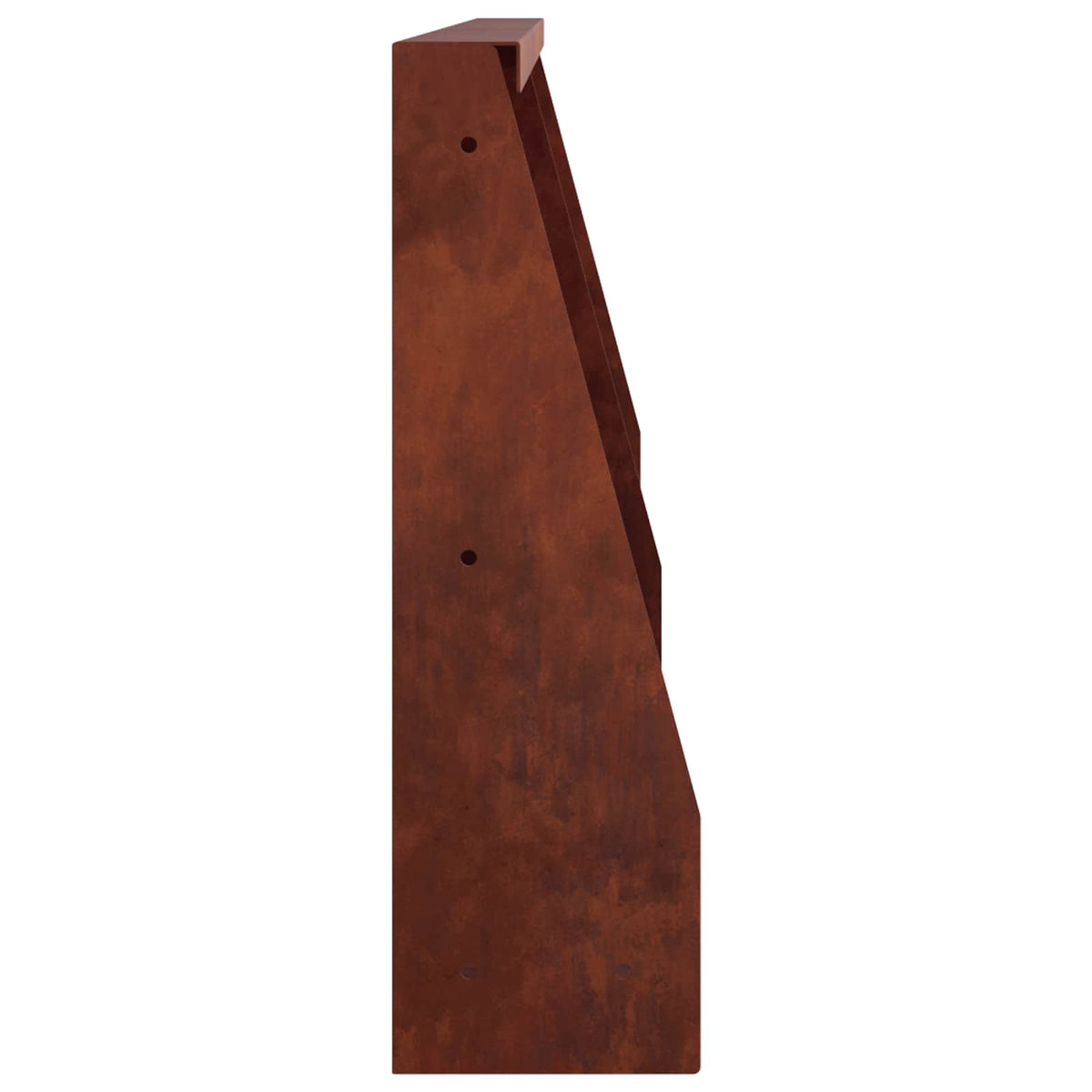 vidaXL Retaining Wall 2 pcs 40 x 12 x 40 cm Weathering Steel Rusty 6