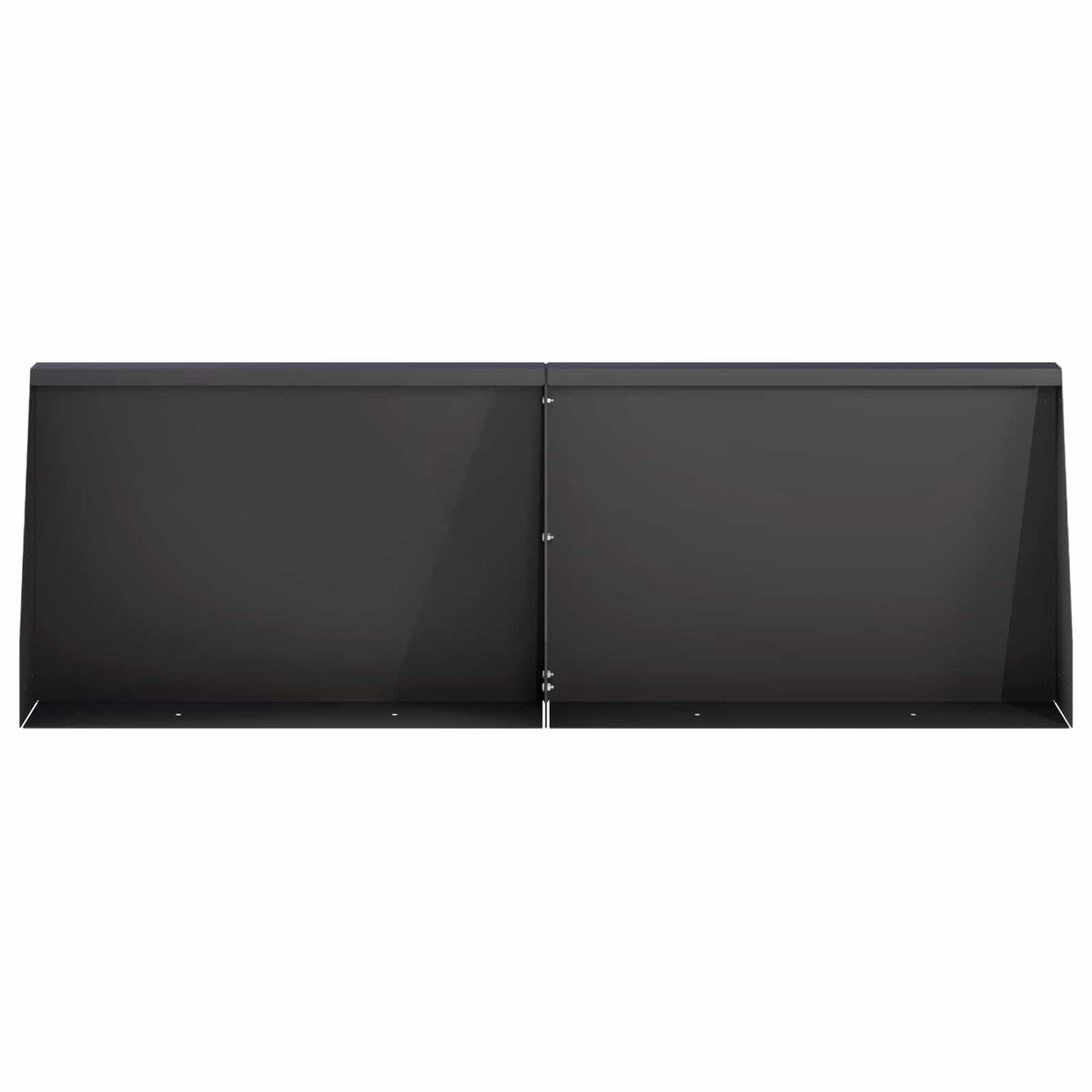 vidaXL Retaining Wall 2 pcs 60 x 12 x 30 cm Steel Black 4