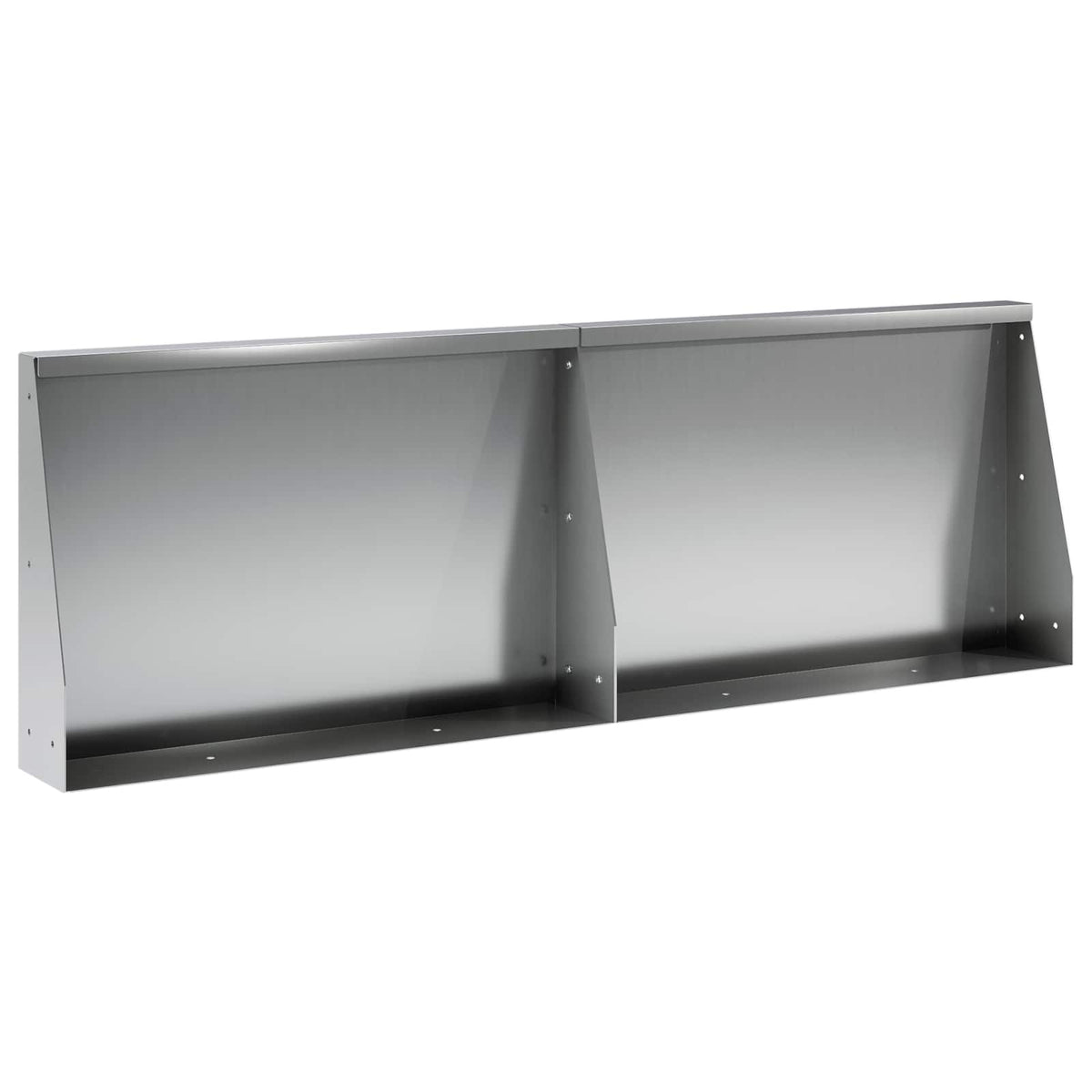 vidaXL Retaining Wall 2 pcs 60 x 12 x 30 cm Galvanised Steel Silver 2