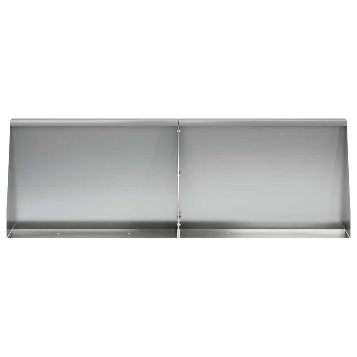 vidaXL Retaining Wall 2 pcs 60 x 12 x 30 cm Galvanised Steel Silver 4