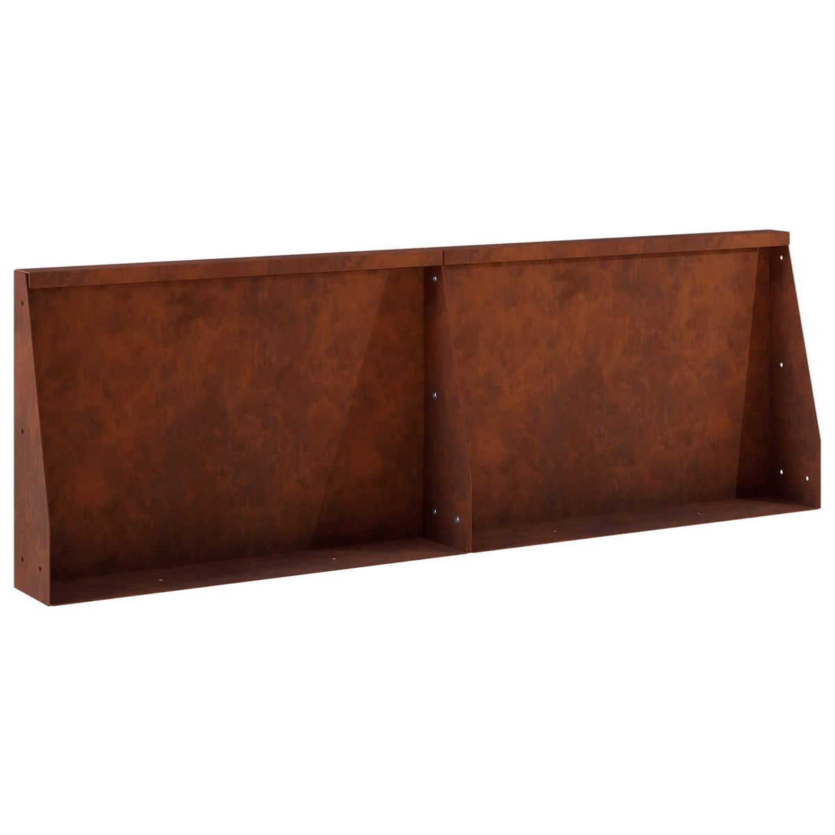 Retaining Wall 60 x 12 x 30 cm Steel Height 30 cm 2 Width 60 cm Weathering steel