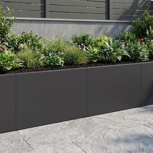 Retaining Wall Steel Height Width Black