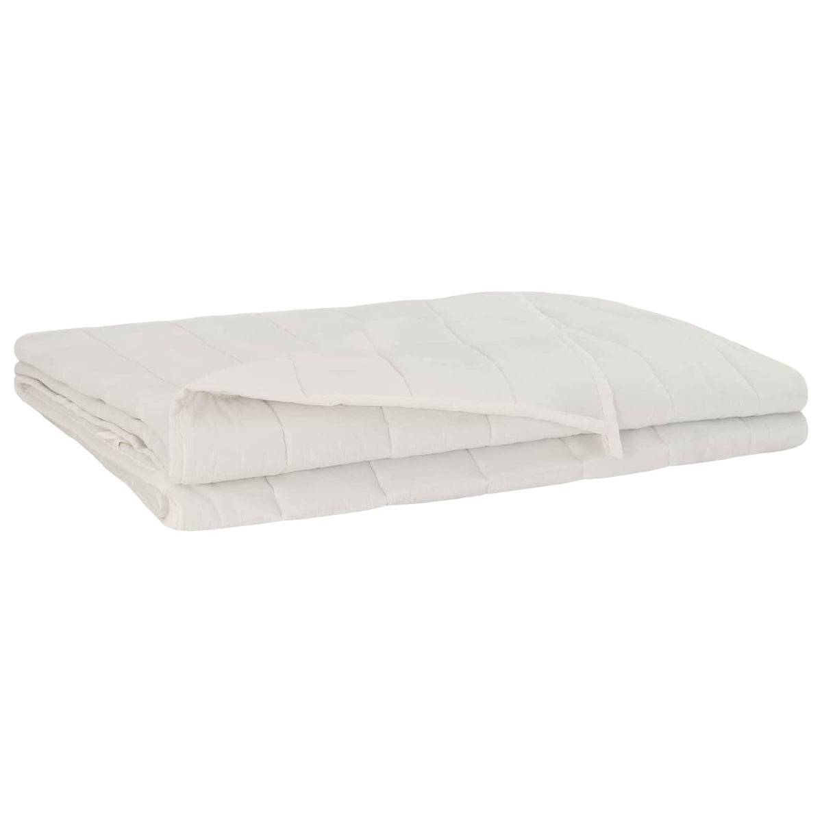 vidaXL Weighted Blanket White 122 x 183 cm 9 kg 100% Cotton 205T 2