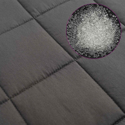 vidaXL Weighted Blanket Anthracite 135 x 200 cm 6 kg 100% Cotton 205T 6