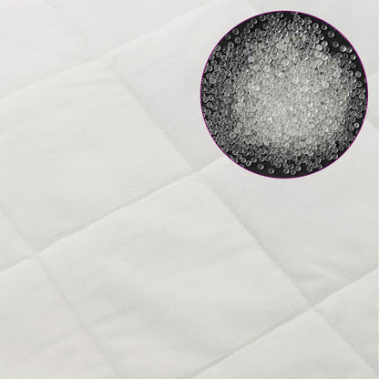 vidaXL Weighted Blanket White 200 x 230 cm 9 kg 100% Cotton 205T 6