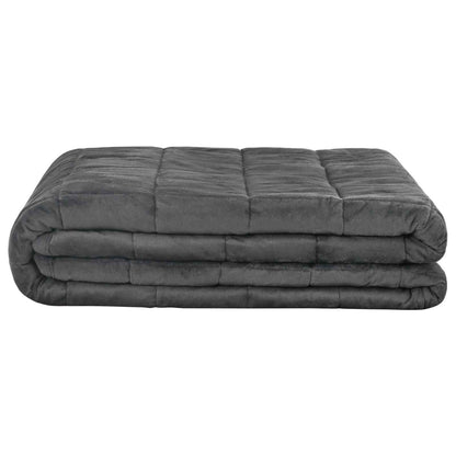 vidaXL Weighted Blanket Anthracite 152 x 203 cm 11 kg 100% Cotton 205T 4