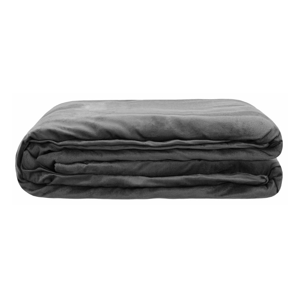 Weighted Blanket 152 x 203 cm 100% Cotton 205T Anthracite 7 kg