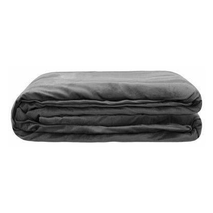 Weighted Blanket 152 x 203 cm 100% Cotton 205T Anthracite 7 kg